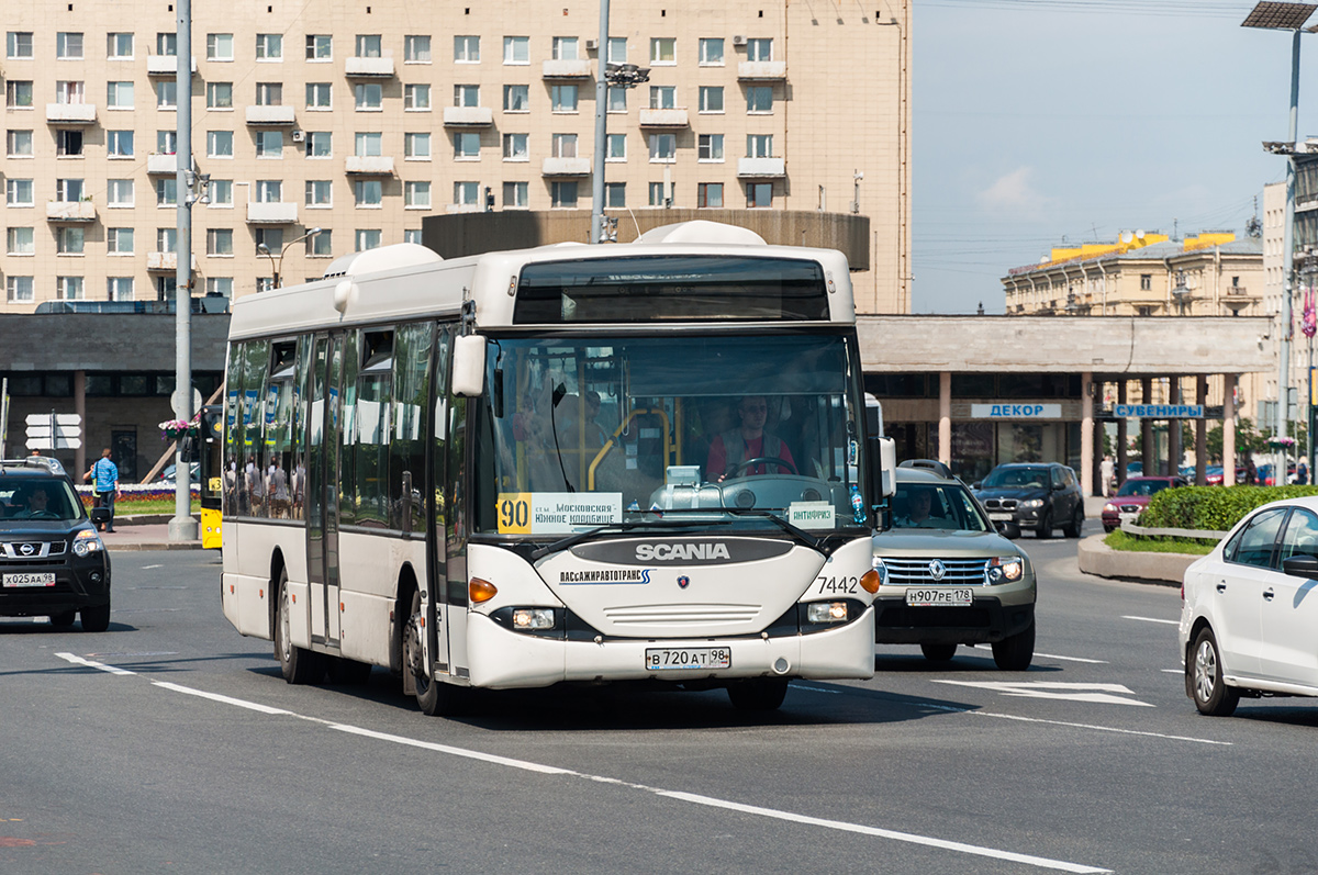 Saint Petersburg, Scania OmniLink CL94UB 4X2LB # 7442