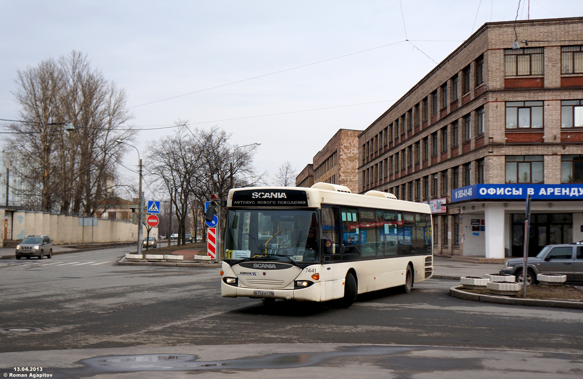 Saint Petersburg, Scania OmniLink CL94UB 4X2LB # 7441