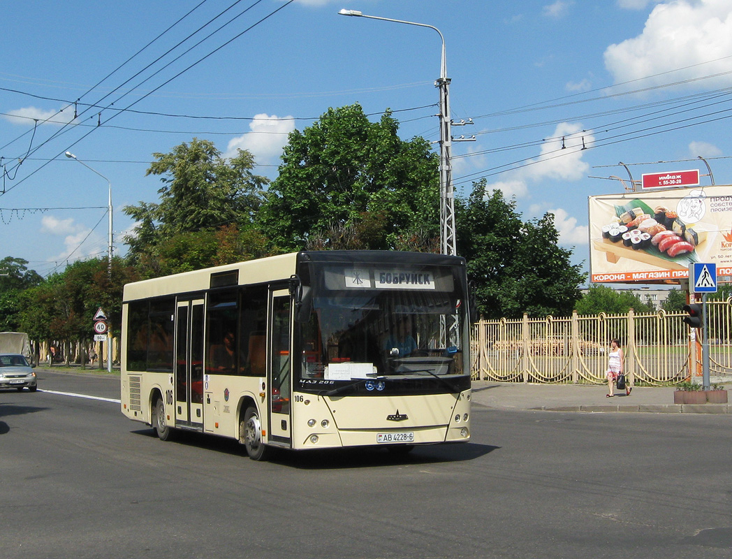 Бобруйск, МАЗ-206.068 № 106