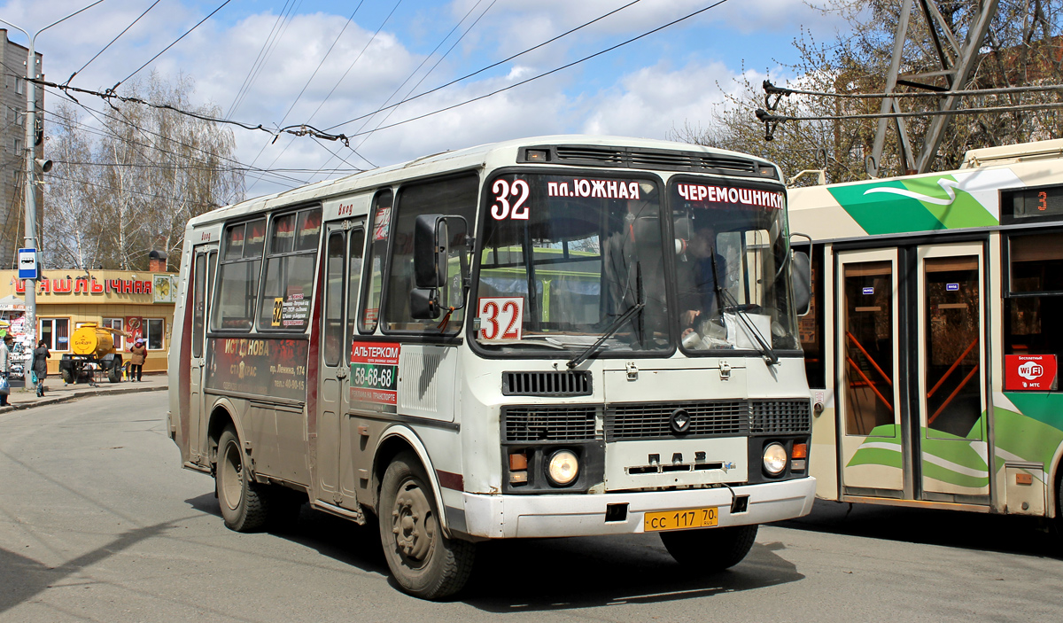 Tomsk, PAZ-32054 (40, K0, H0, L0) Nr. СС 117 70