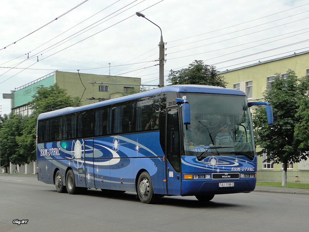 Витебск, MAN A32 Lion's Top Coach RH463 № АІ 1198-2