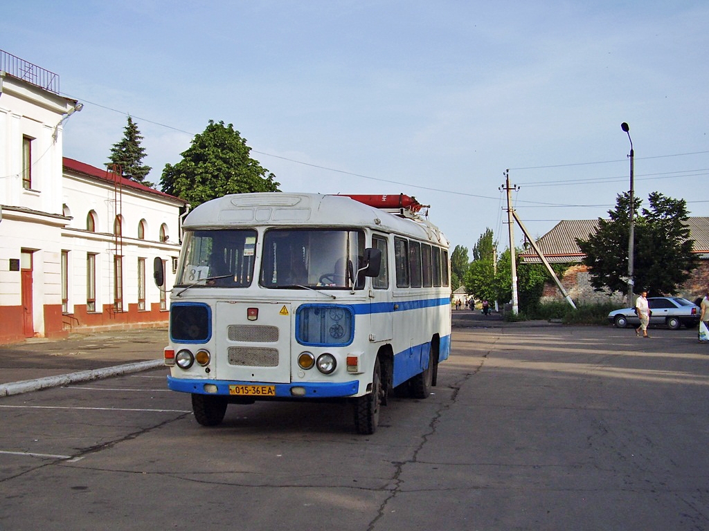 Gorlovka, PAZ-672М nr. 015-36 ЕА