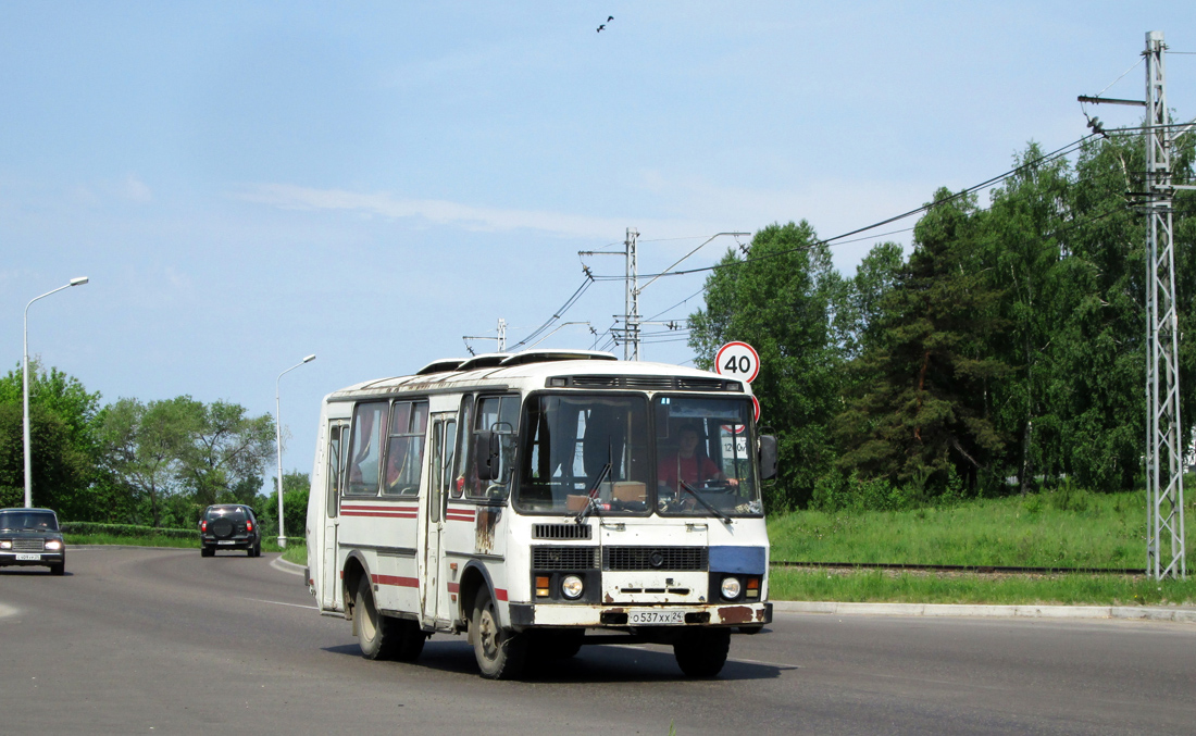Zheleznogorsk (Krasnoyarskiy krai), PAZ-3205-110 (32050R) Nr. О 537 ХХ 24