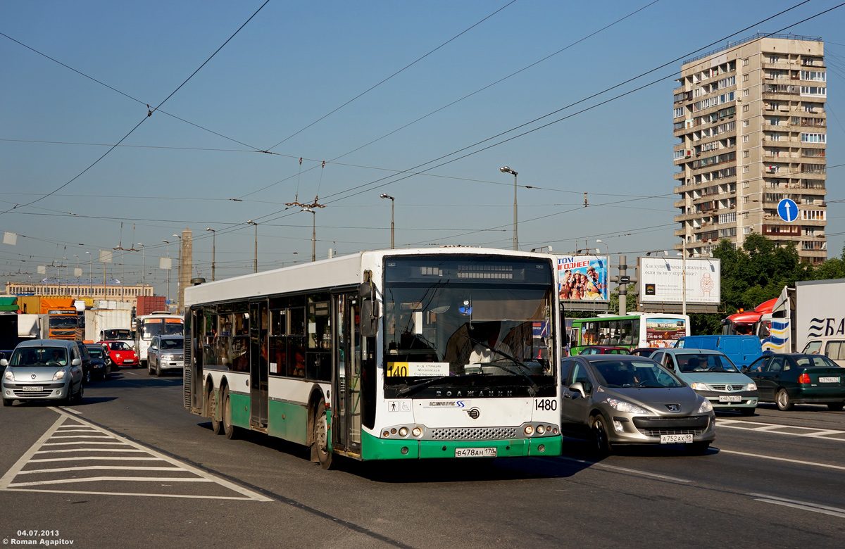 Санкт-Петербург, Волжанин-6270.06 "СитиРитм-15" № 1480