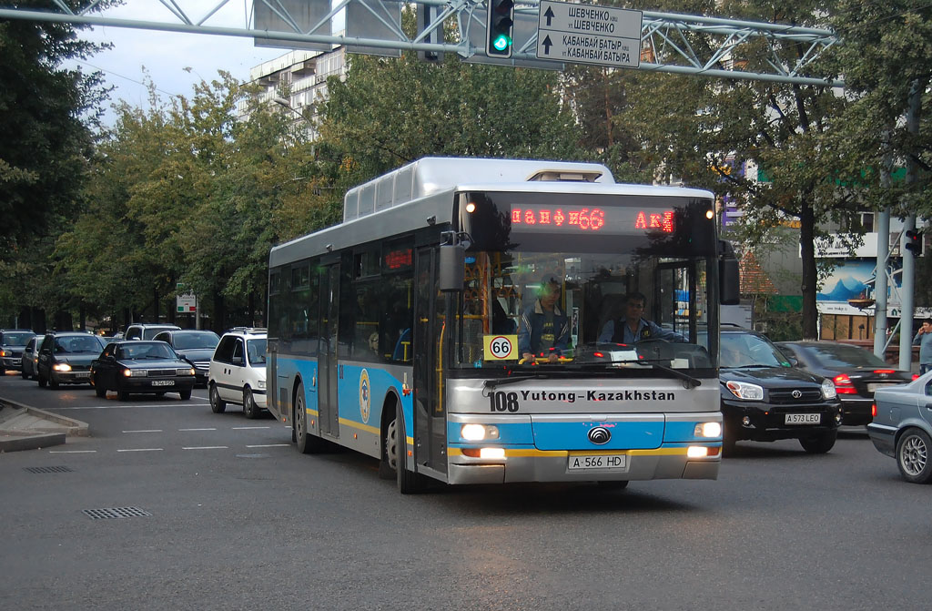 Almaty, Yutong-Kazakhstan ZK6120HGM No. 108
