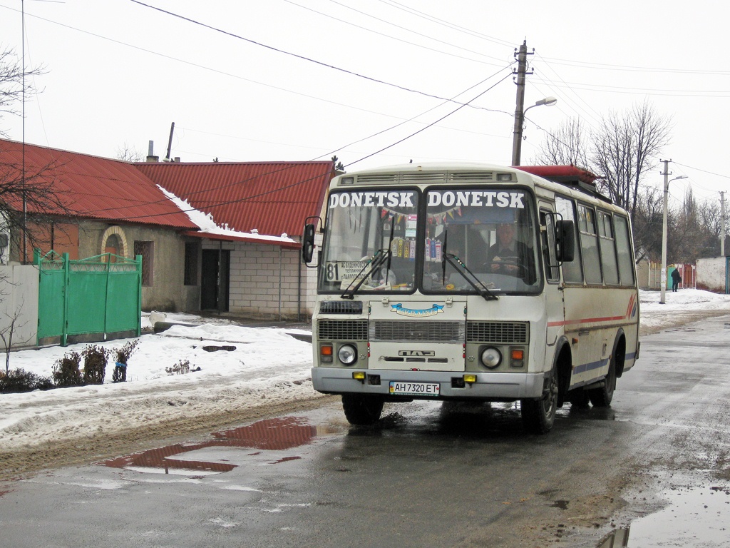 Donetsk, PAZ-32054 (40, K0, H0, L0) # АН 7320 ЕТ
