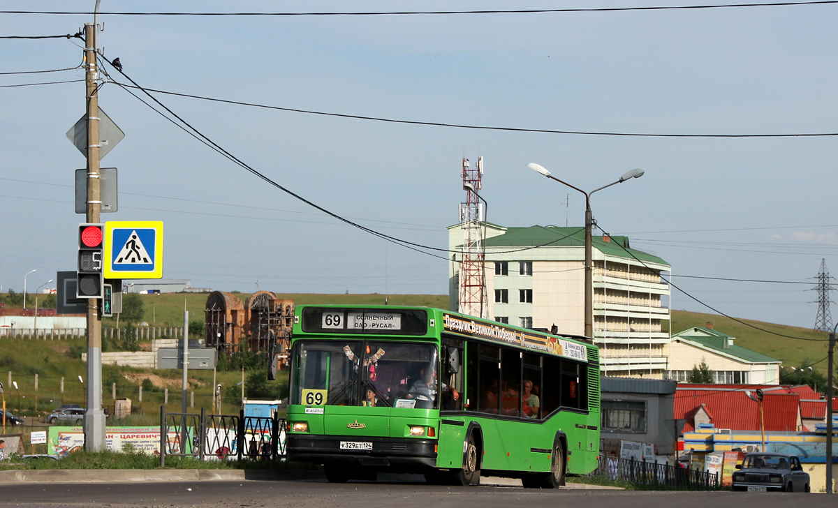 Krasnojarsk, MAZ-103.075 č. К 329 ЕТ 124