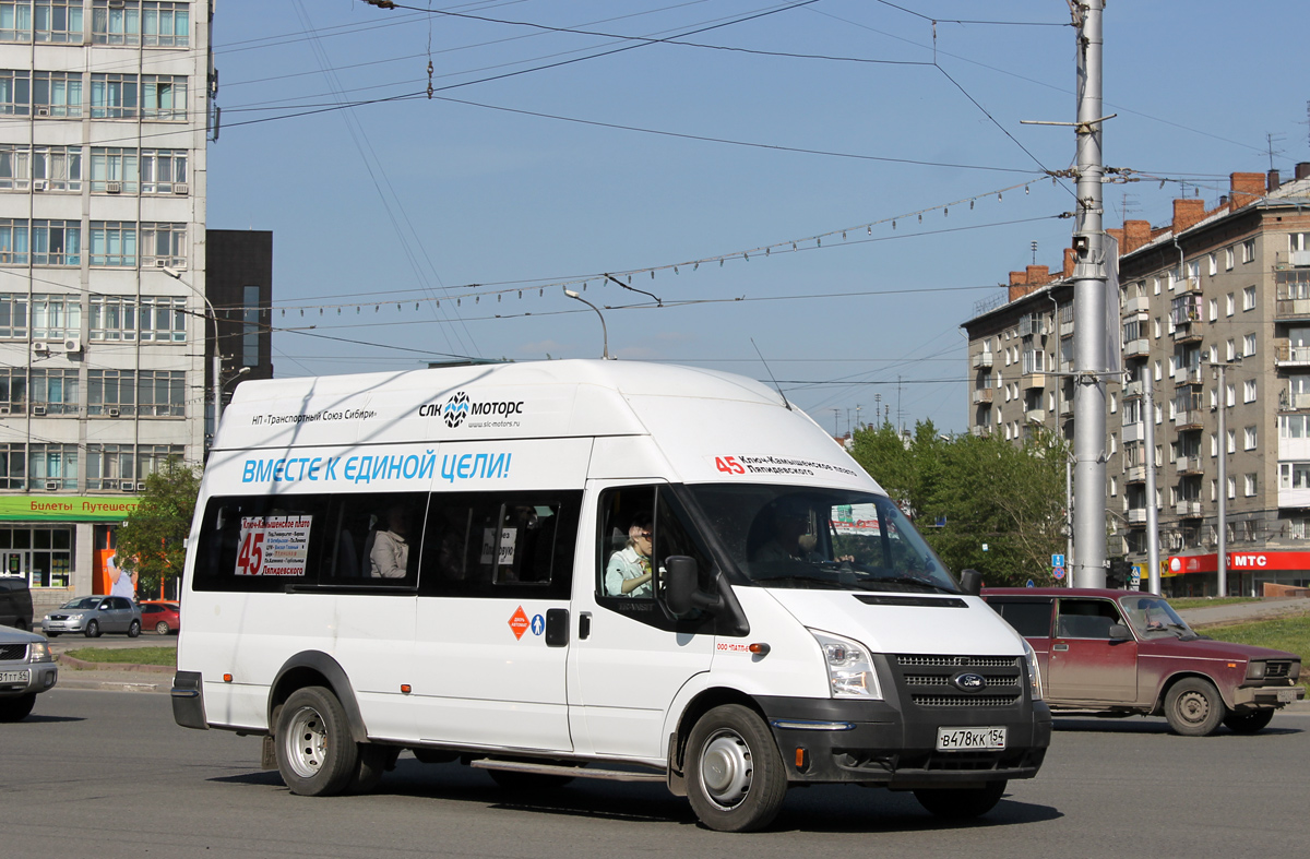 Novosibirsk, Nizhegorodets-222709 (Ford Transit) # В 478 КК 154