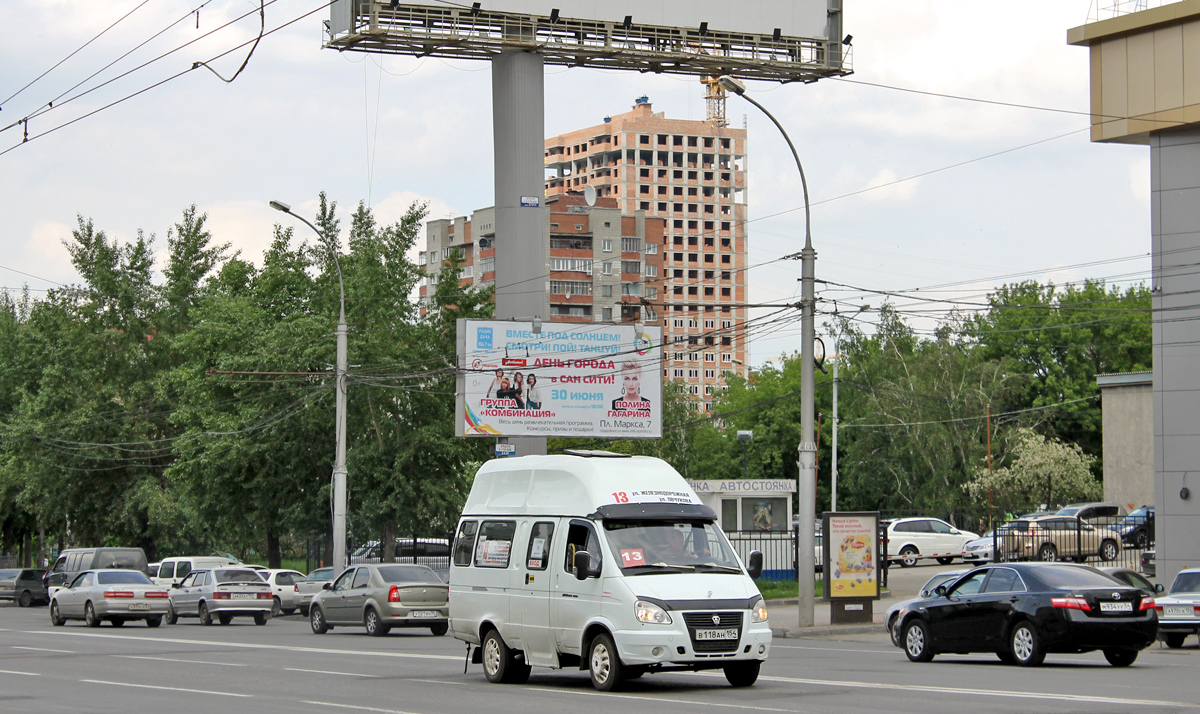 Novosibirsk, Luidor-225000 (GAZ-322133) nr. В 118 АН 154
