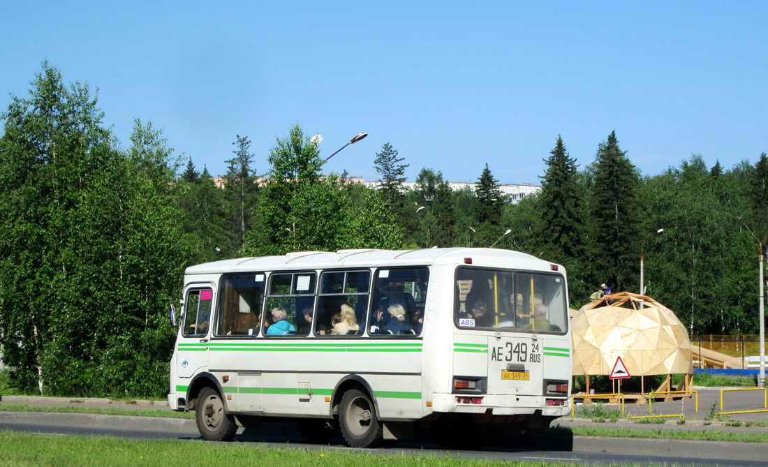 Zheleznogorsk (Krasnoyarskiy krai), PAZ-32054 (40, K0, H0, L0) nr. АЕ 349 24