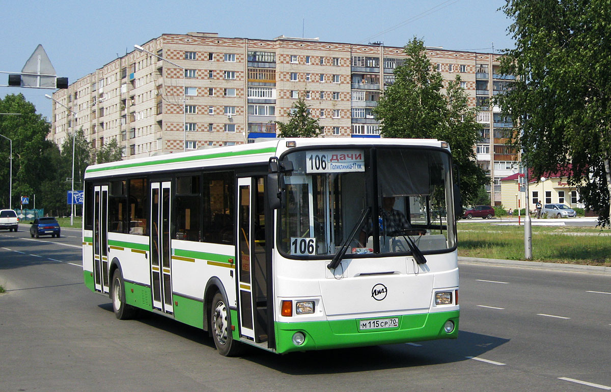 Strezhevoy, LiAZ-5256.36 № М 115 СР 70
