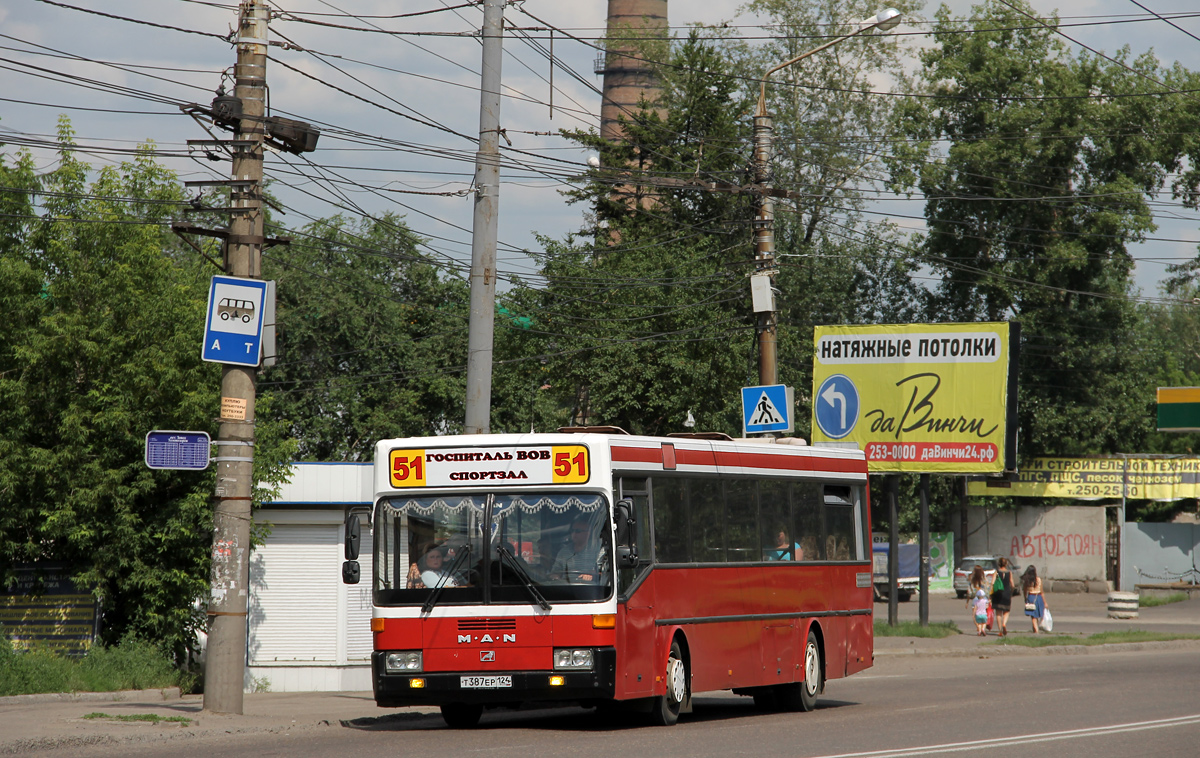 Красноярск, Mercedes-Benz O405 № Т 387 ЕР 124