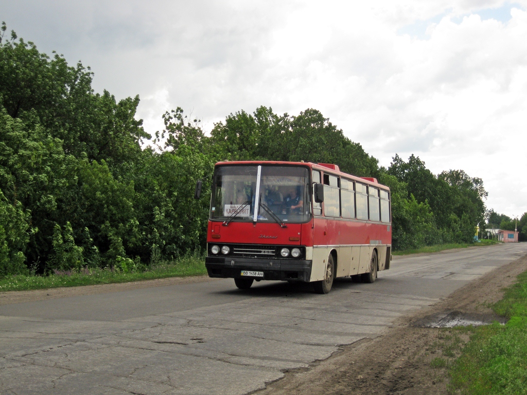 Pershotravensk (Lugansk region), Ikarus 256.75 č. ВВ 1458 АН