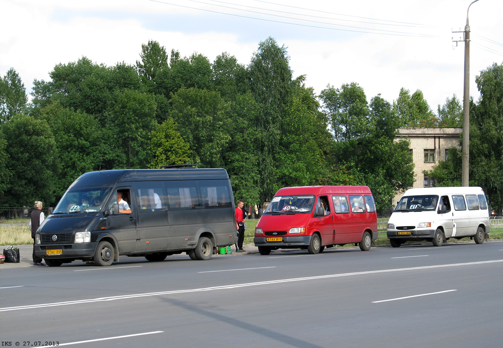 Bobruysk, Бус-Мастер 5018H/P (Volkswagen LT46) # 6ТАХ1895; Bobruysk, Ford Transit # 6ТАХ3810; Bobruysk, Ford Transit # 6ТАХ0448