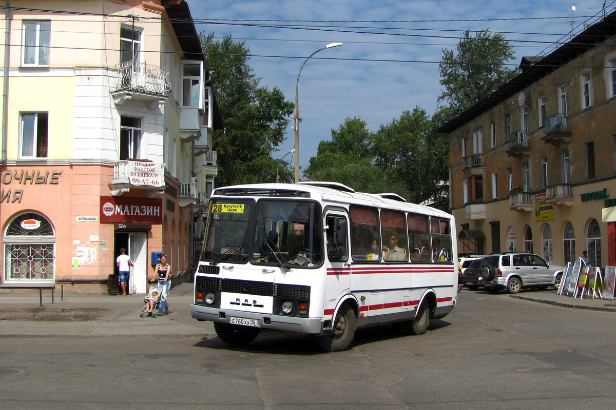 Иркутск, ПАЗ-3205-110 (32050R) № Е 760 ХХ 38