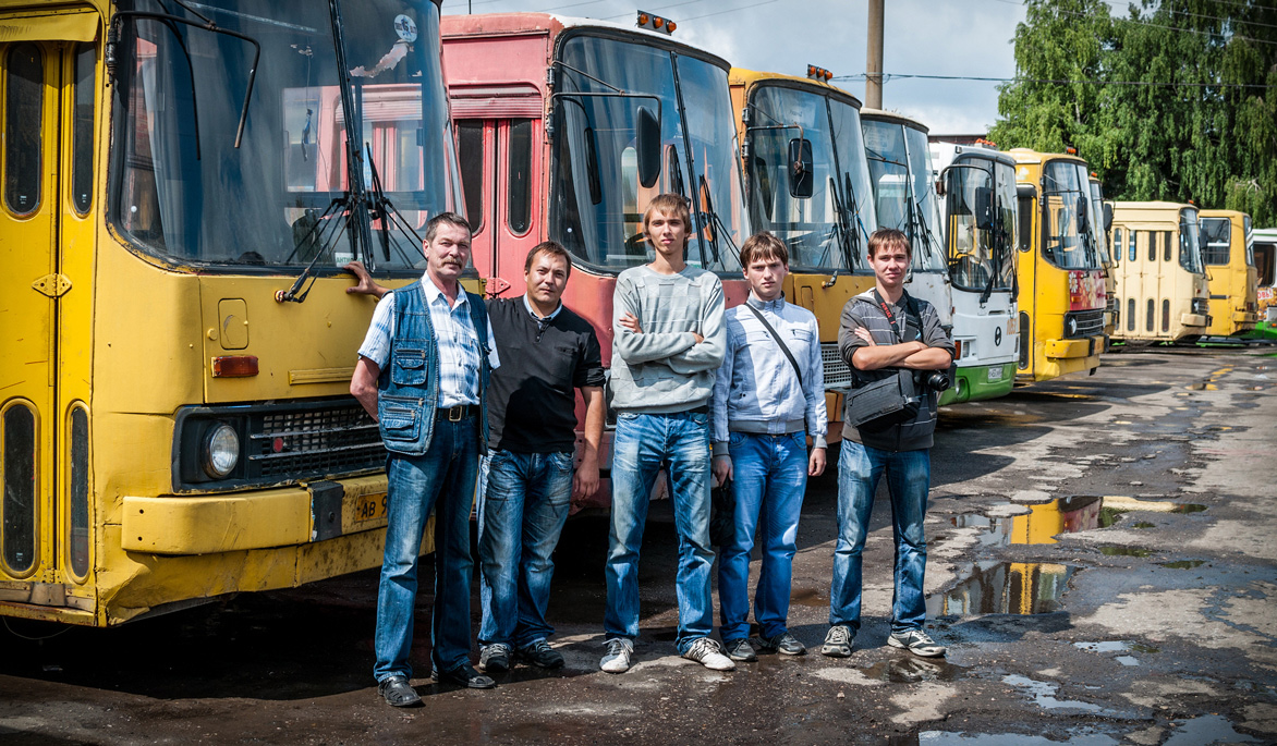 Ryazan — Professional contest bus drivers July 30, 2013; User meetings busphoto