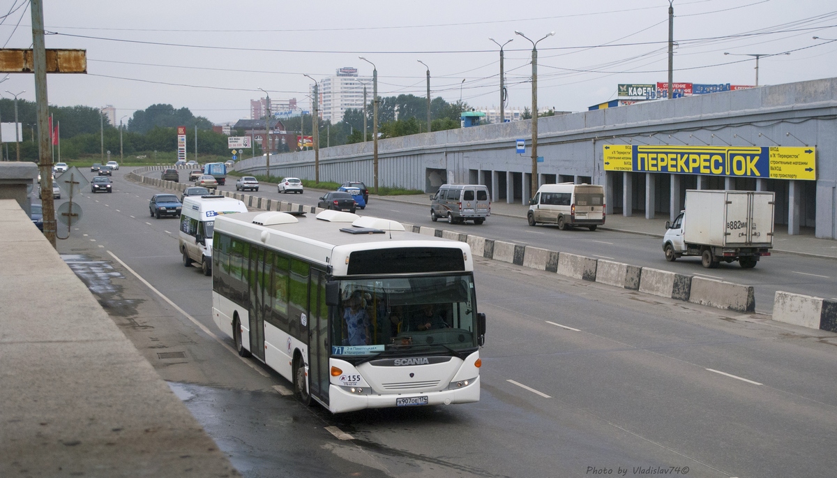 Chelyabinsk, Scania OmniLink CK95UB 4x2LB # 155