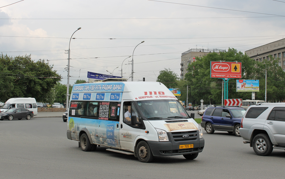 Novosibirsk, Nizhegorodets-222702 (Ford Transit) # МУ 705 54