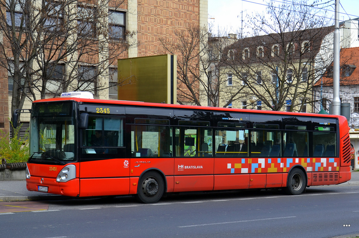 Bratislava, Irisbus Citelis 12M č. 2345