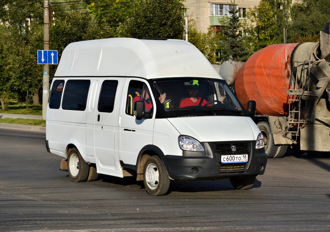 Izhevsk, Luidor-225000 (GAZ-322133) # С 600 ТО 18