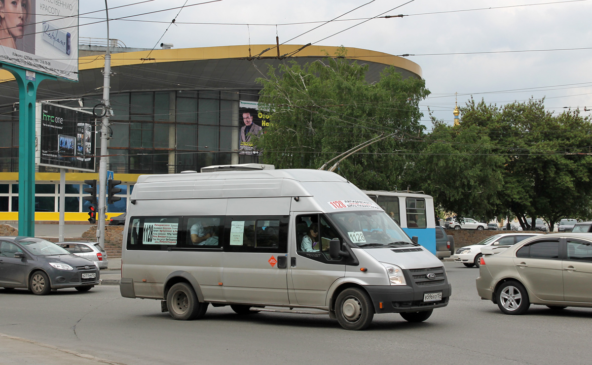 Novosibirsk, Nidzegorodec-222708 (Ford Transit FBD) # В 596 ХО 154
