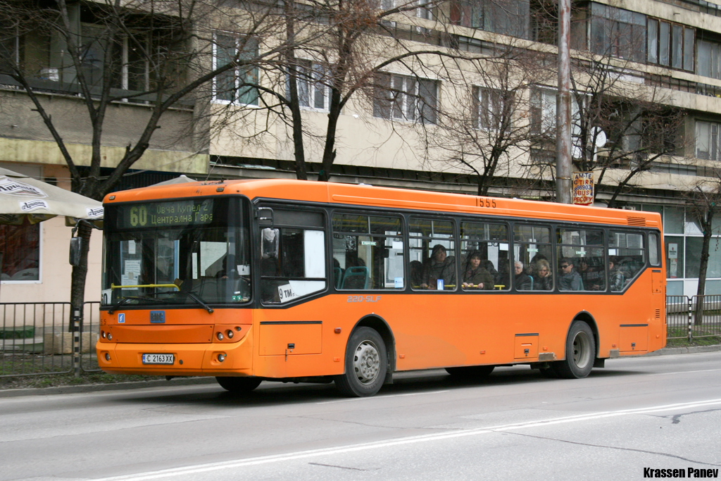 Sofia, BMC Belde 220 SLF č. 1555; Sofia — Автобусы — BMC Belde 220 SLF
