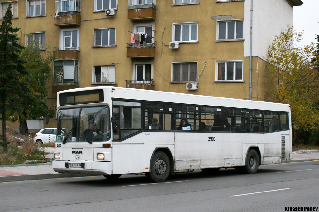 Sofia, MAN A60 SL232 MANAŚ №: 2903; Sofia — Автобусы — MAN SL232 MANAS