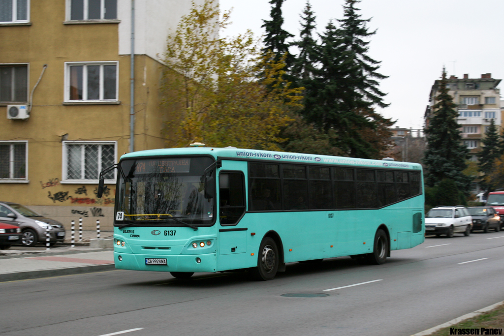 Sofia, Güleryüz Cobra GD-272 nr. 6137; Sofia — Автобусы — Güleryüz Cobra GD 272