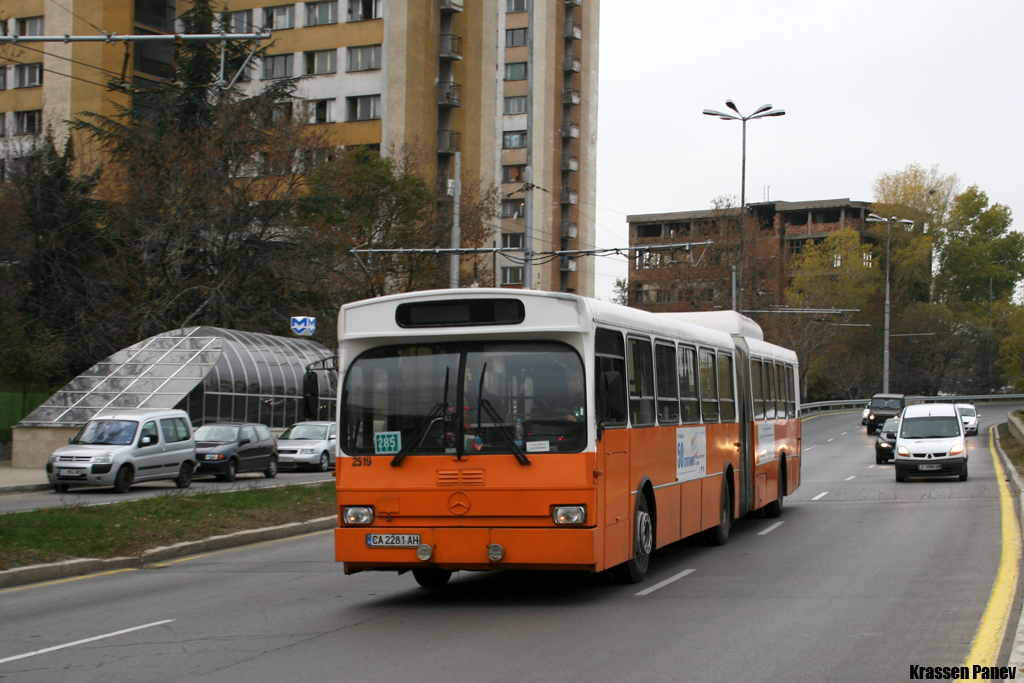 Sofia, Heuliez GTX (Mercedes-Benz O305G) nr. 2519; Sofia — Автобусы — Heuliez GTX (Mercedes-Benz O305G)