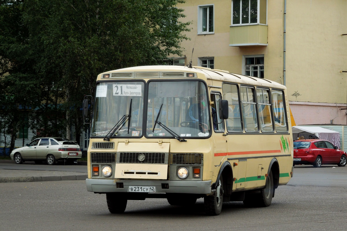 Anzhero-Sudzhensk, PAZ-32054 (40, K0, H0, L0) nr. В 231 СУ 42