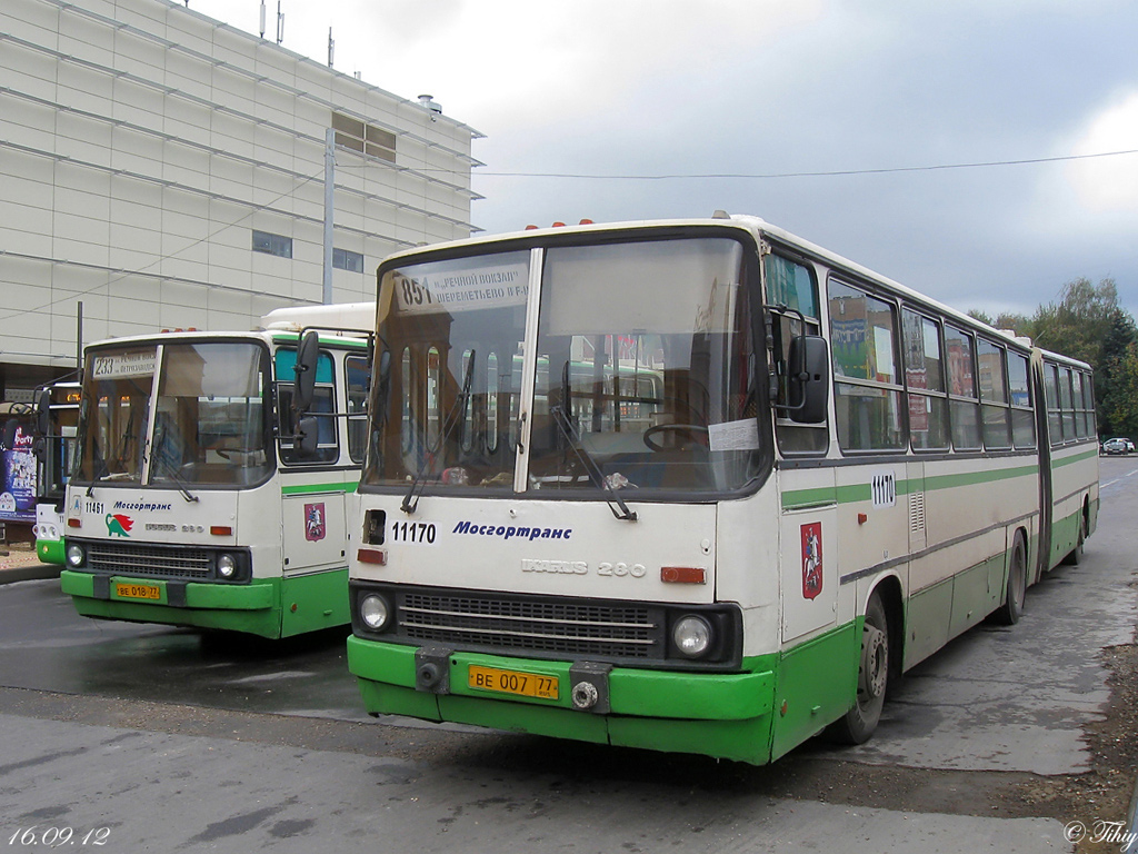 Moscow, Ikarus 280.33M № 11170