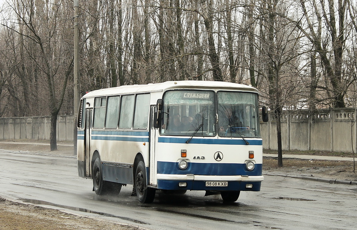 Гостомель, ЛАЗ-695Н № 9808 КХВ
