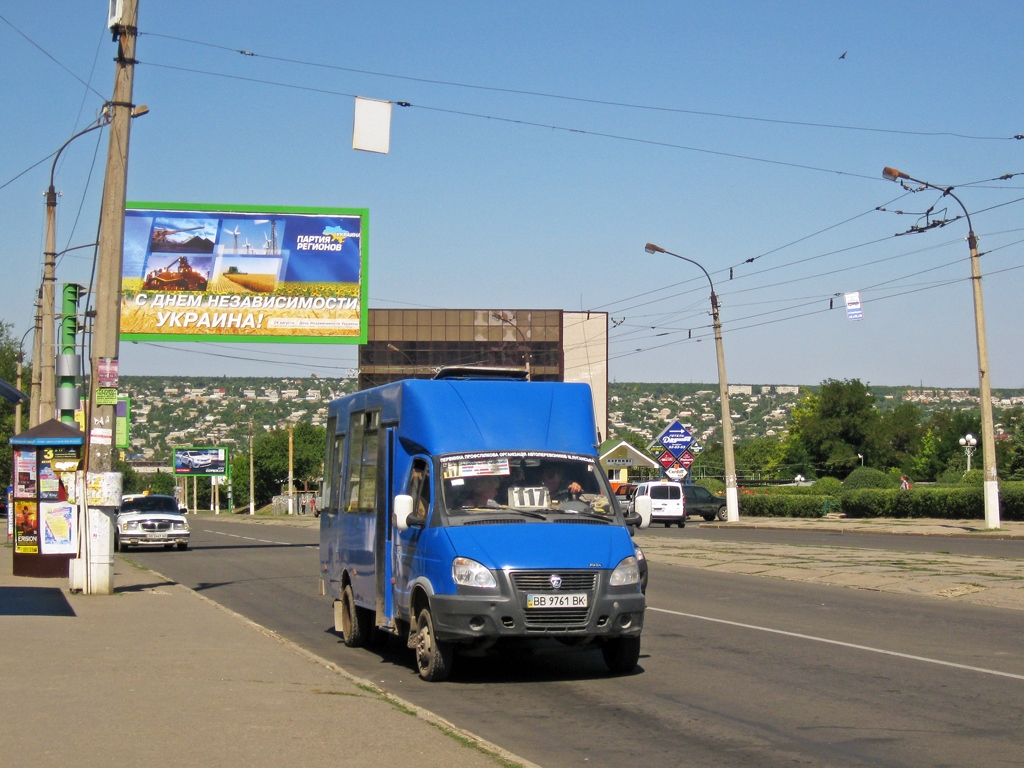 Lugansk, Ruta 22 # ВВ 9761 ВК