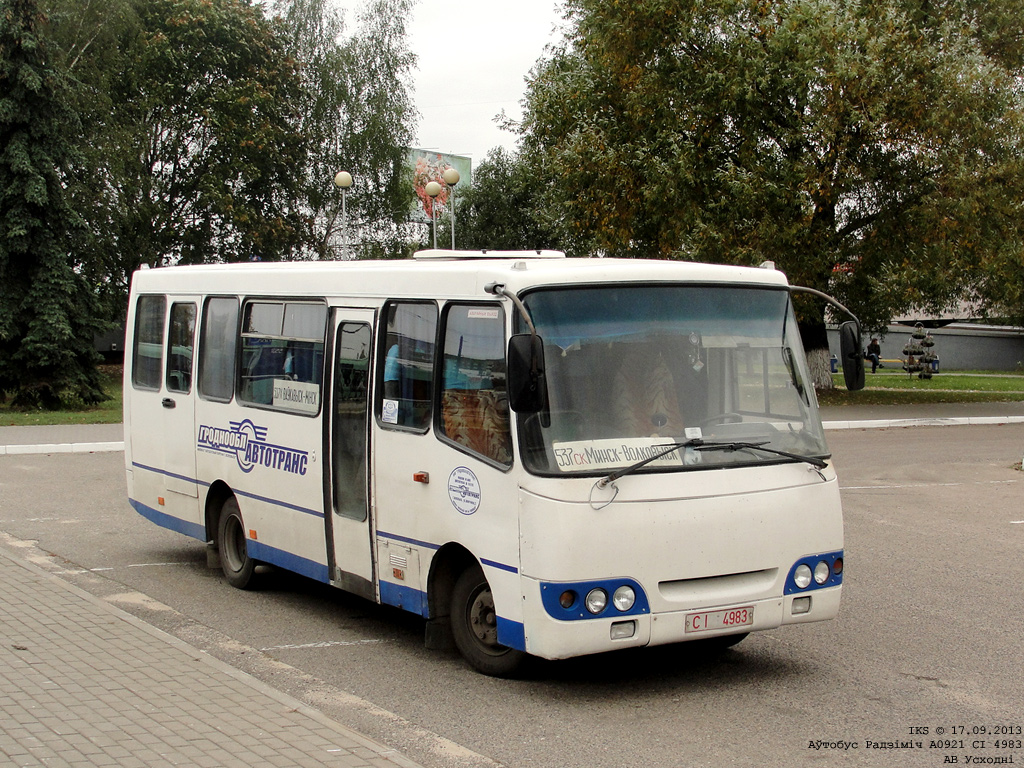 Volkovisk, Radzimich А0921 nr. СІ 4983