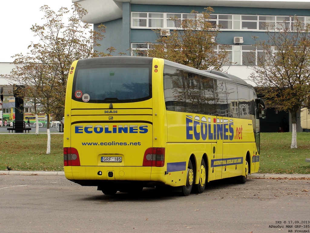 Kaunas, MAN R08 Lion's Top Coach RHC464 № 311