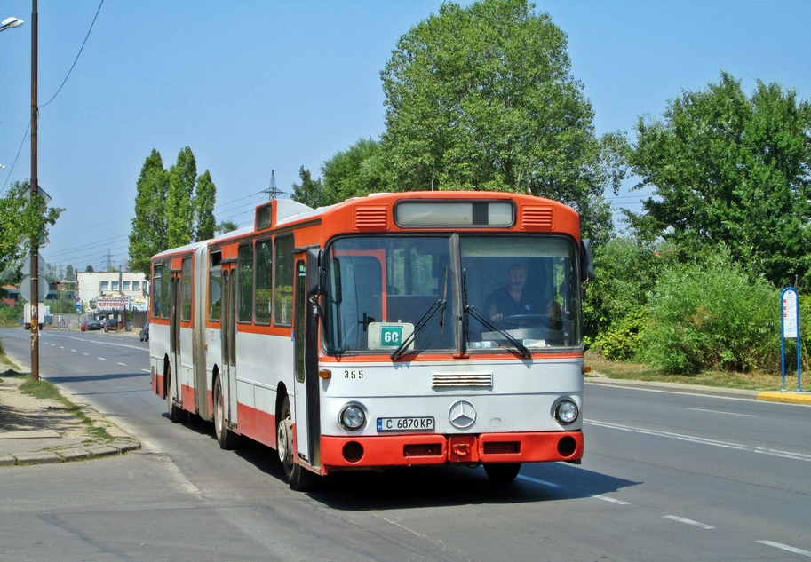 Sofia, Mercedes-Benz O305G №: 355; Sofia — Автобусы — Mercedes-Benz O305G