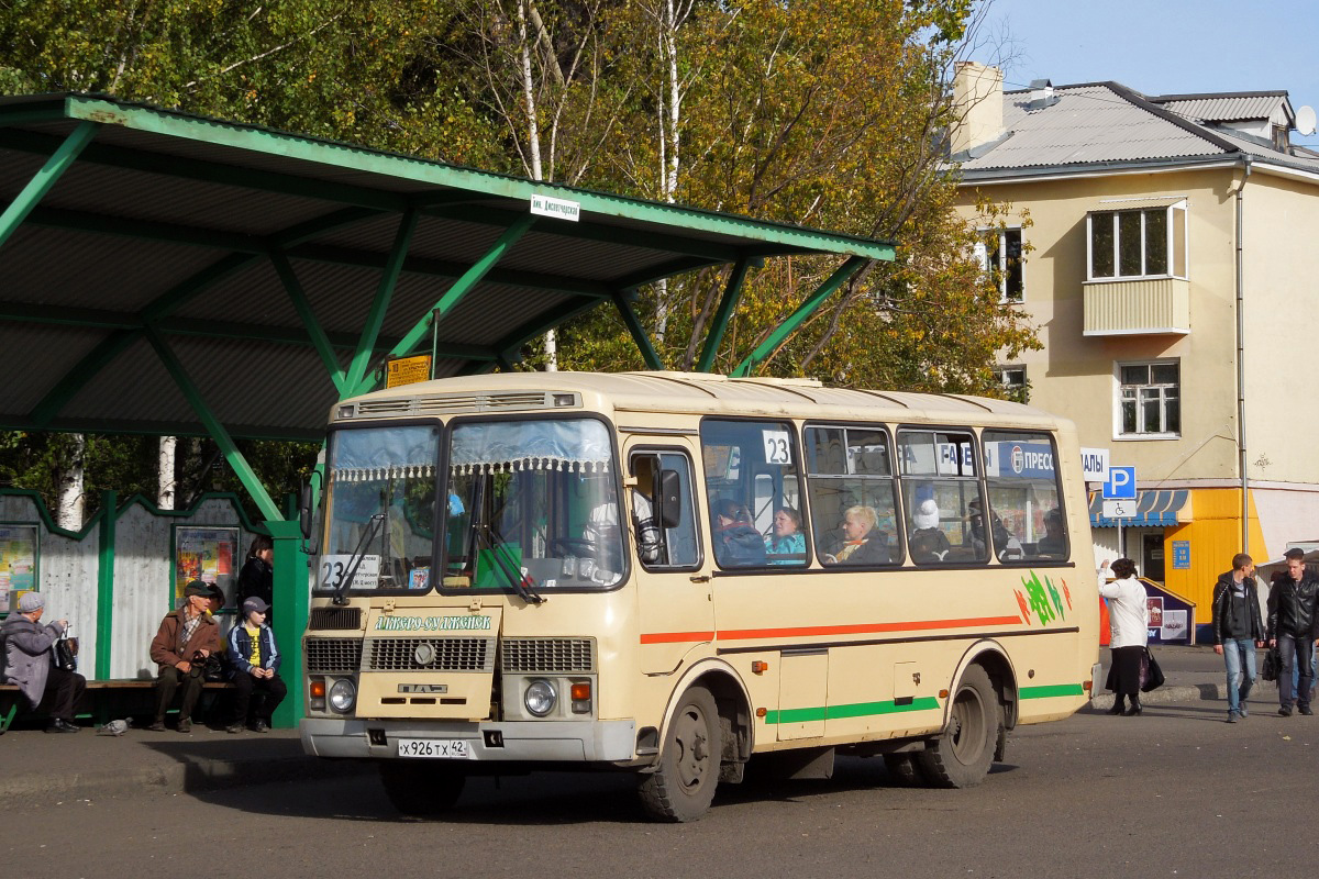 Anzhero-Sudzhensk, PAZ-32054 (40, K0, H0, L0) nr. Х 926 ТХ 42
