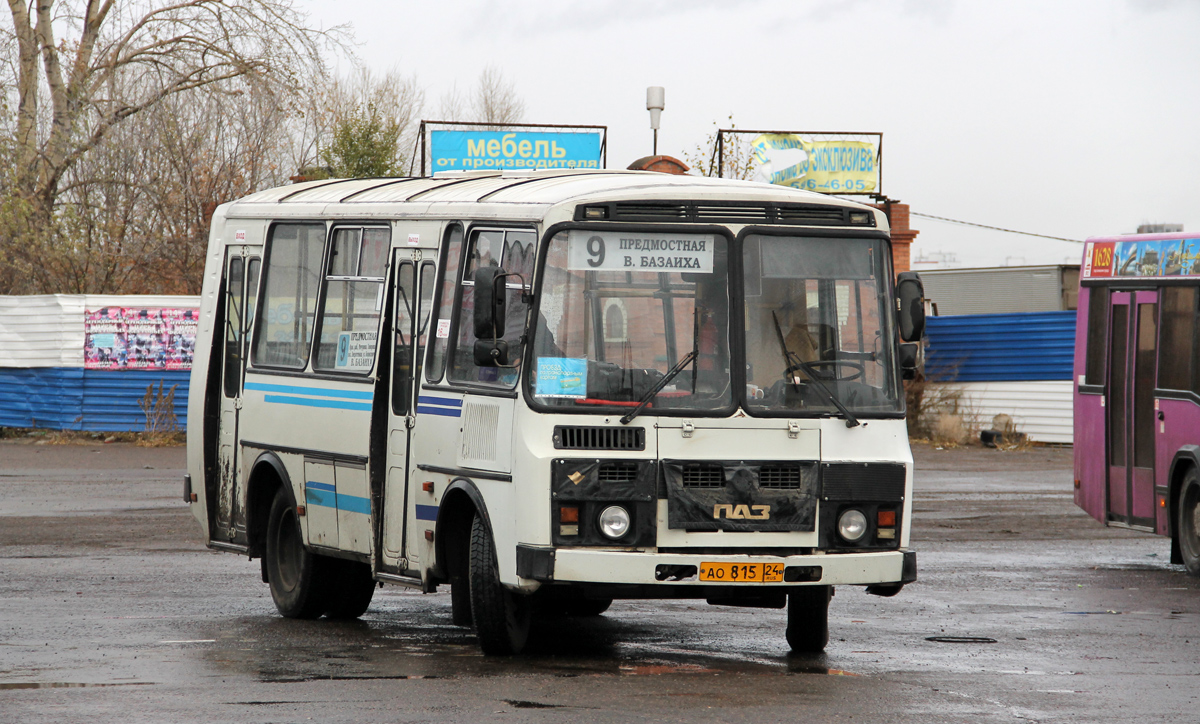 Krasnoyarsk, PAZ-32054 (40, K0, H0, L0) No. АО 815 24