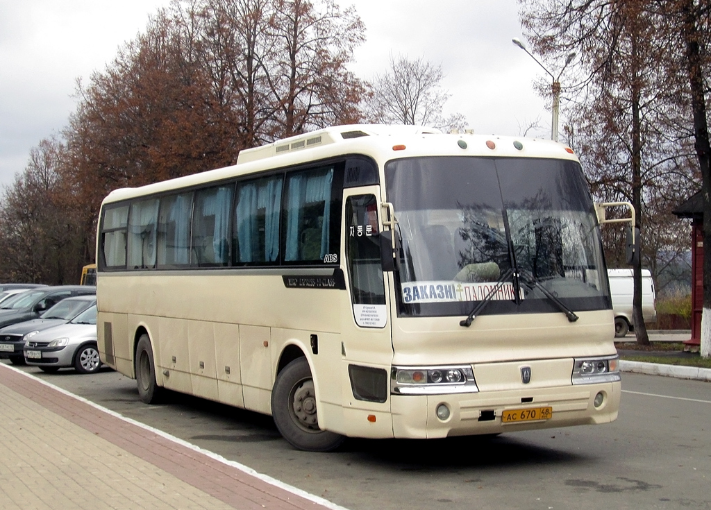 Lipetsk, Hyundai AeroExpress Hi-Class č. АС 670 48