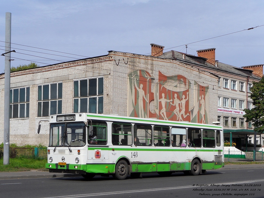 Rybinsk, LiAZ-5256.35 # 148