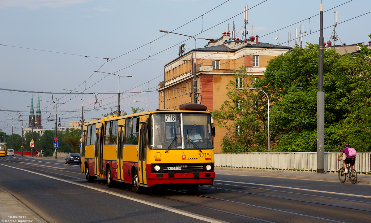 Warsaw, Ikarus 280.70E № 5715