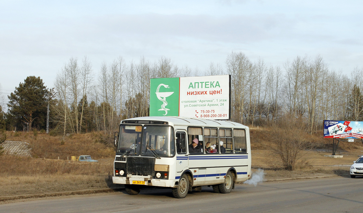 Żeleznogorsk (Kraj Krasnojarski), PAZ-32054 (40, K0, H0, L0) # АЕ 341 24
