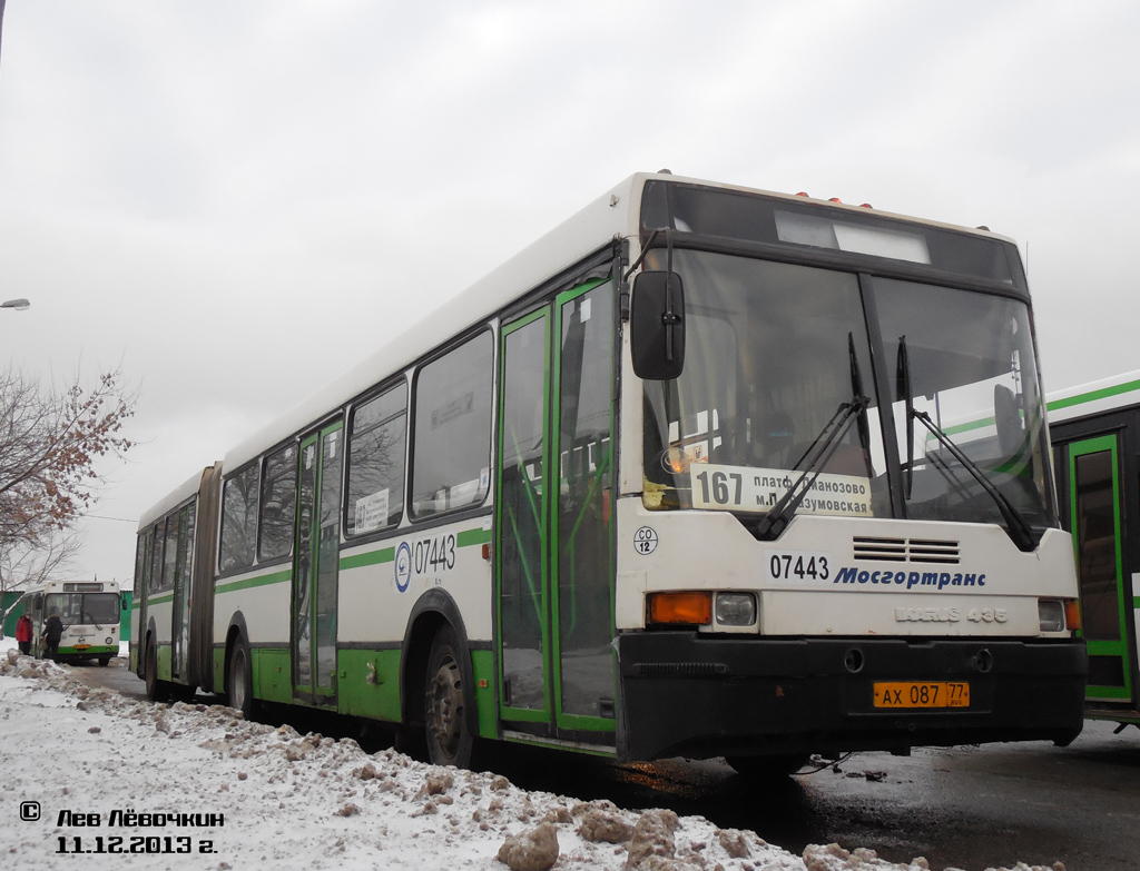 Moscow, Ikarus 435.17 nr. 07443