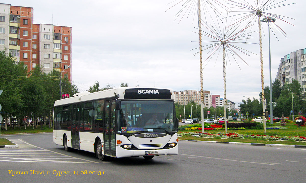 Сургут, Scania OmniLink CL94UB 4X2LB № С 483 ТС 86