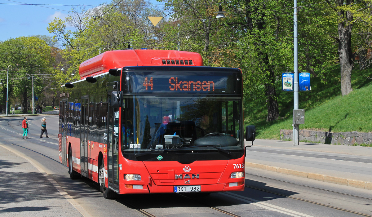 Stockholm, MAN A21 Lion's City NL313 CNG # 7613