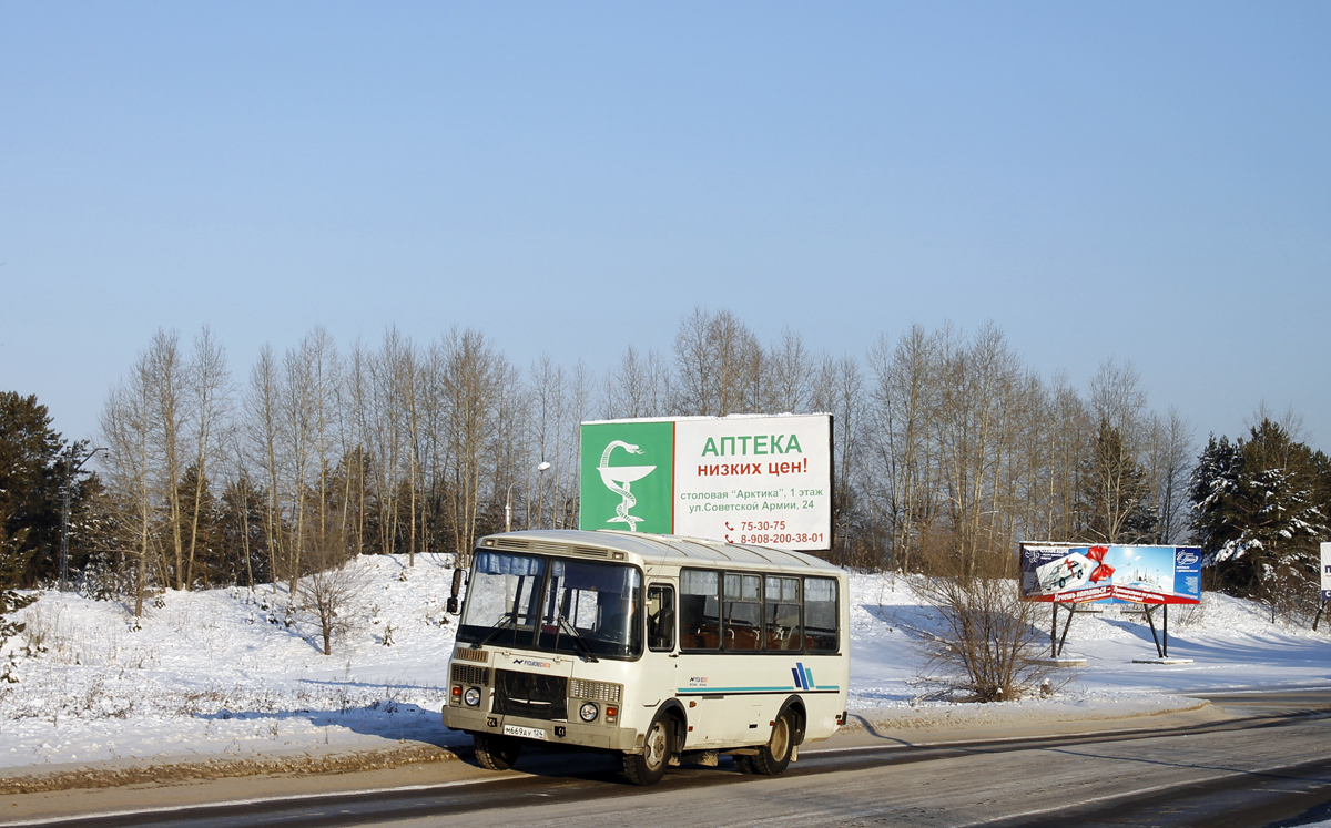 Krasnoyarsk, PAZ-32053 (320530, 3205B0, 3205C0, 3205E0) No. М 669 АУ 124