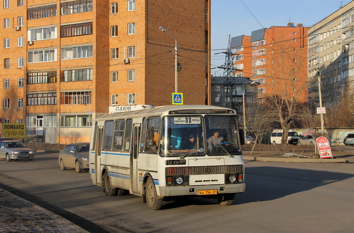 Красноярск, ПАЗ-4234 № ЕА 756 24