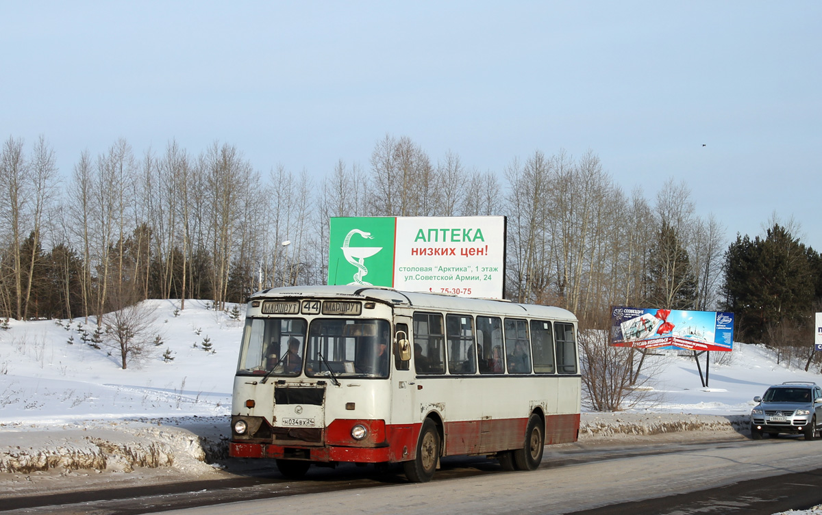 Zheleznogorsk (Krasnoyarskiy krai), LiAZ-677 (ToAZ-677) Nr. Н 034 ВХ 24