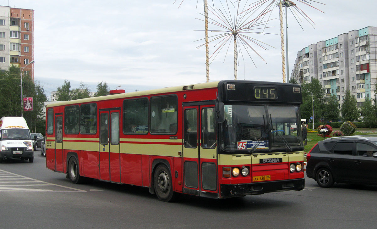 Surgut, Scania CN112CL č. АХ 738 86