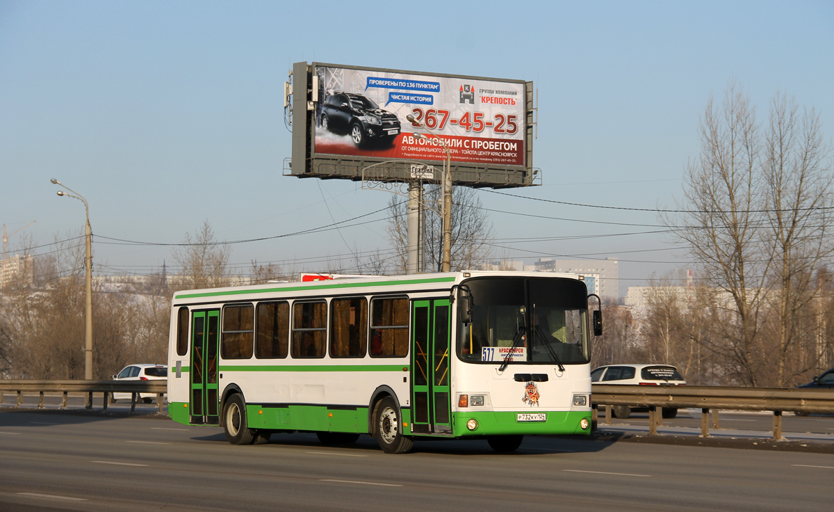Тасеево, ЛиАЗ-5256.35-01 № Р 732 КУ 124
